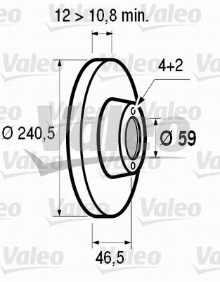 FIAT DUNA DİSK FREN AYNASI ÖN 561326 UNO 70 1.4