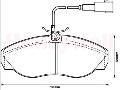 CITROEN JUMPER DİSK BALATA ÖN 573061B BOXER JUMPER 99 02 1.8 TON