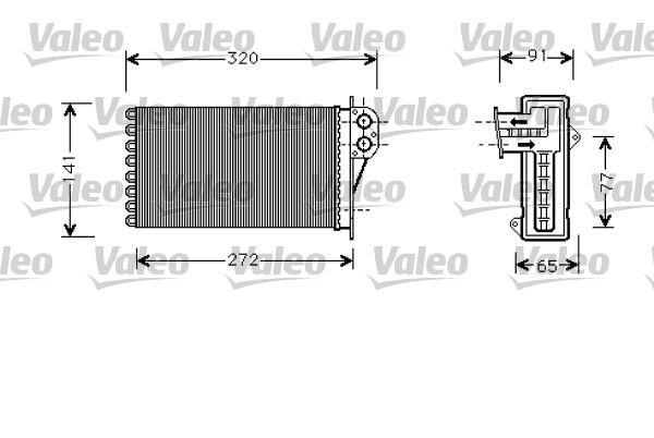 CITROEN XSARA KALORİFER RADYATÖRÜ H149 P206 (6448.G3)