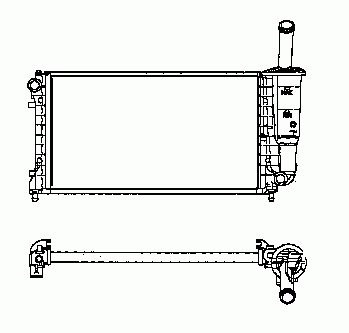FIAT PUNTO RADYATÖR RA0111020 PUNTO 1.4 (03-) MEKANİK KLİMALI 51723827