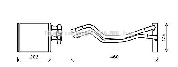 FORD FIESTA KALORİFER RADYATÖRÜ 346545 FIESTA VI 08-> (BRAZING)