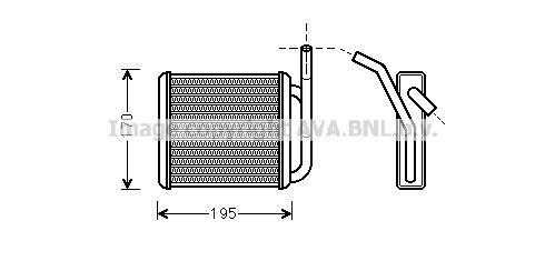 HYUNDAI H100 KALORİFER RADYATÖRÜ 346560 H100 MİNİBÜS BRAZING KLIMALI