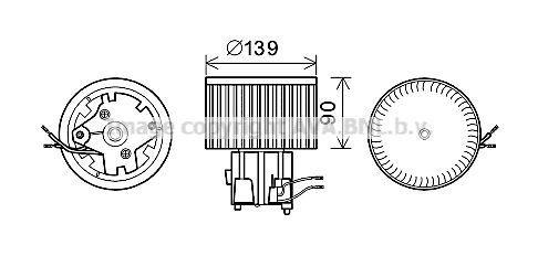 FIAT ALBEA KALORİFER MOTORU 347040 ALBEA PALIO STRADA