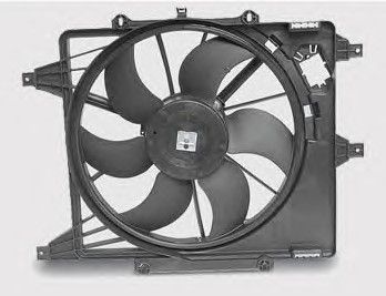 RENAULT CLIO DAVLUMBAZLI FAN MOTORU 414300 CLIO-II KANGO (97-) MEGANE (99-03) (380MM)