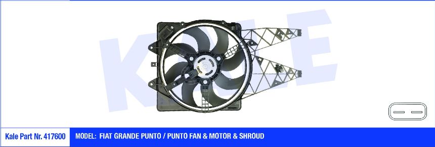 FIAT PUNTO FAN MOTORU 417600 GRANDE PUNTO 1.3D 05-> DAVLUMBAZLI