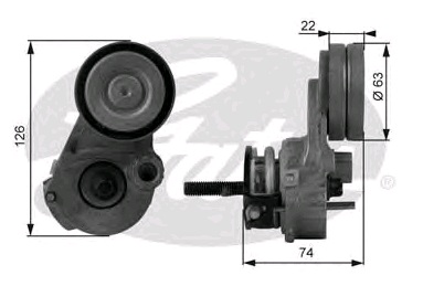 OPEL ASTRA GERGİ KÜTÜĞÜ 534014710 ASTRA-H (Z16XEP) VECTRA-C CORSA-D CRUZE INSIGNIA