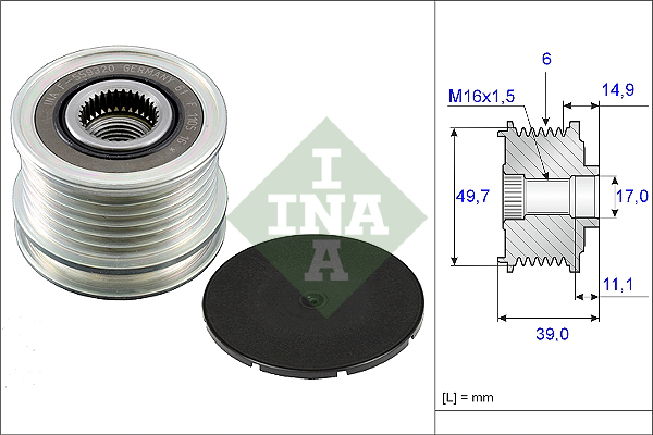 MERCEDES SPRINTER ALTERNATÖR KASNAĞI 535005010 SPRINTER (00-06) VITO