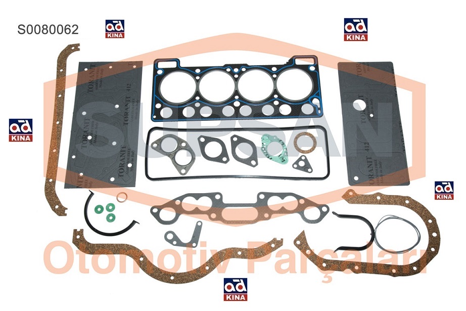 RENAULT R12 CONTA TAKIM S0080062 R12 TOROS 1.4 SKCLİ KECESIZ