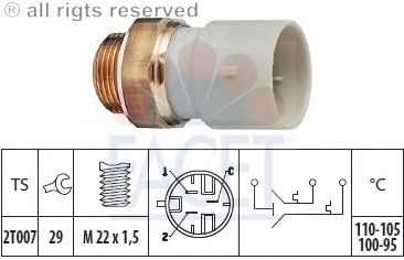 OPEL ASTRA FAN MÜŞÜRÜ 202355885 VECTRA-A ASTRA-F (3 FİŞ) (95-110)