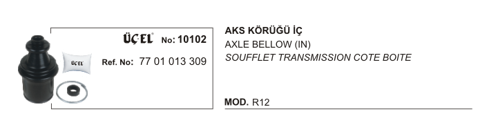 RENAULT R12 AKS KÖRÜĞÜ İÇ 10102 R12 7701013309