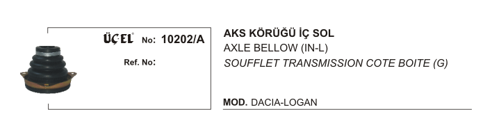 DACIA LOGAN AKS KÖRÜĞÜ İÇ SOL 10202A LOGAN SAÇLI 7701473830