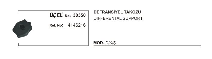 FIAT DKS DEFRANSİYEL TAKOZU 30350 DKS 4146216