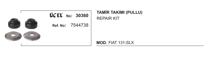 FIAT M131 ROTİLLİ KOL TAMİR TAKIM 30360 M131 SLX 7544738 (PULLU)