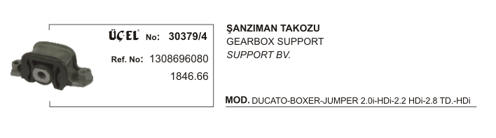 CITROEN JUMPER ŞANZUMAN TAKOZU 30379-4 DUCATO BOXER JUMPER 1.9 2.5 DİZEL . TDI 94 1308696080 18