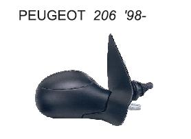 PEUGEOT P206 AYNA SOL VM206AL P206 (98-) MEKANİK KESİK CAM