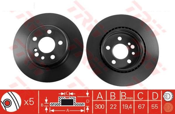 MERCEDES W124 DİSK FREN AYNASI ARKA 561574J W140 (91-98)