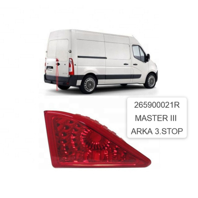 RENAULT MASTER 3.STOP LAMBASI ORTA D0021R MASTER-III (DUYLU + AMPULLU)